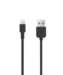 Kabel voor Lightning Apple producten zwart (1 meter)