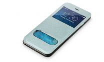 Beschermhoes met vensters iPhone 6 plus lichtblauw