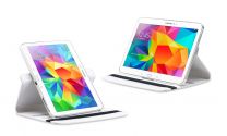 Roterende beschermcase voor Samsung Galaxy Tab 4 wit