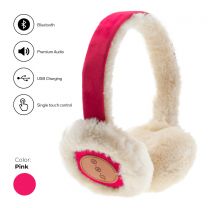 Avanca Bluetooth Audio Earmuffs Fuchsia