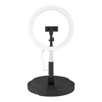 Avanca Selfie Ring Light Stand - Black