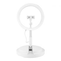 Avanca Selfie Ring Light Stand - White