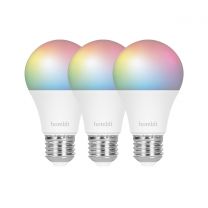 3x Hombli Smart Bulb (9W) RGB + CCT (E27)