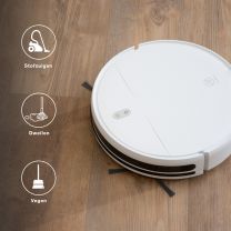 Sinji Smart Robot Vacuum Cleaner - White