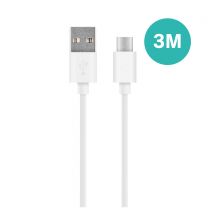 Kabel voor Micro-USB producten wit (3 meter)