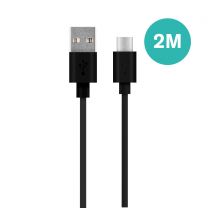 Kabel voor Micro USB producten zwart (2 meter)