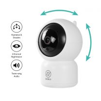 Sinji Smart Pan-Tilt Camera - White