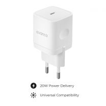 Avanca Boost USB C Wall Charger 20W - White